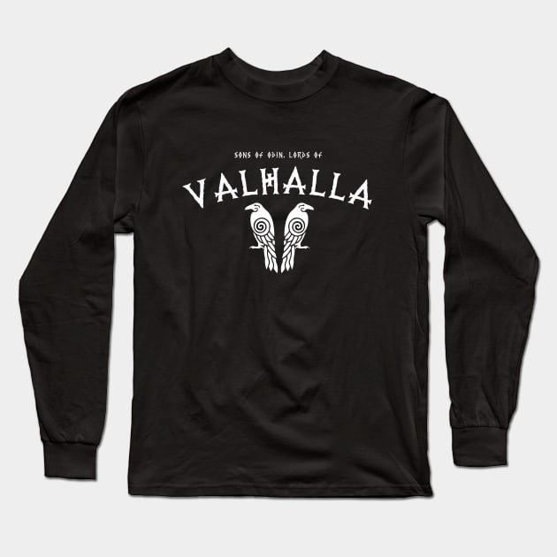 Sons of Odin, Lords of Valhalla Long Sleeve T-Shirt by visionarysea